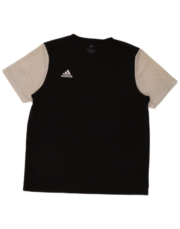 Adidas Herren Aeroready T-Shirt Top XL Schwarz Colourblock Polyester