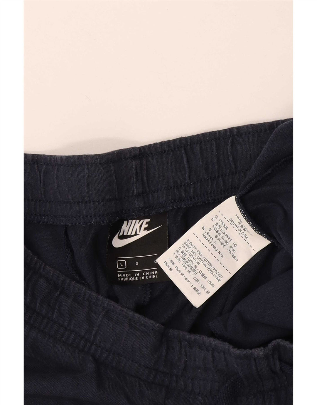 Nike Herren-Sportshorts, groß, marineblau, Baumwolle