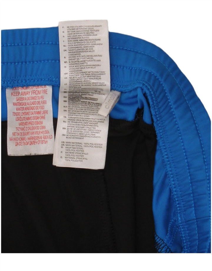Adidas Climalite Sportshorts für Jungen, 13–14 Jahre, schwarzes Colourblock-Polyester