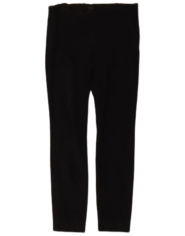 Cos Damen Skinny Hose EU 38 Medium W30 L30 Schwarze Baumwolle