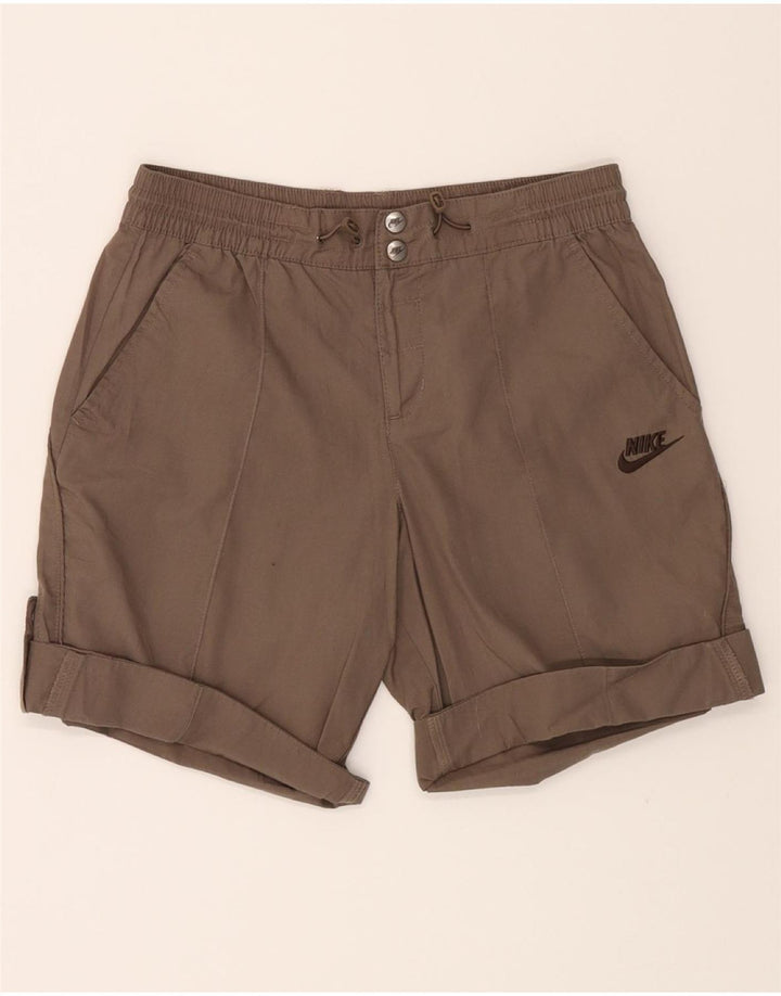 NIKE Womens Chino Shorts Small W27  Brown Polyester Vintage Nike and Second-Hand Nike from Messina Hembry 