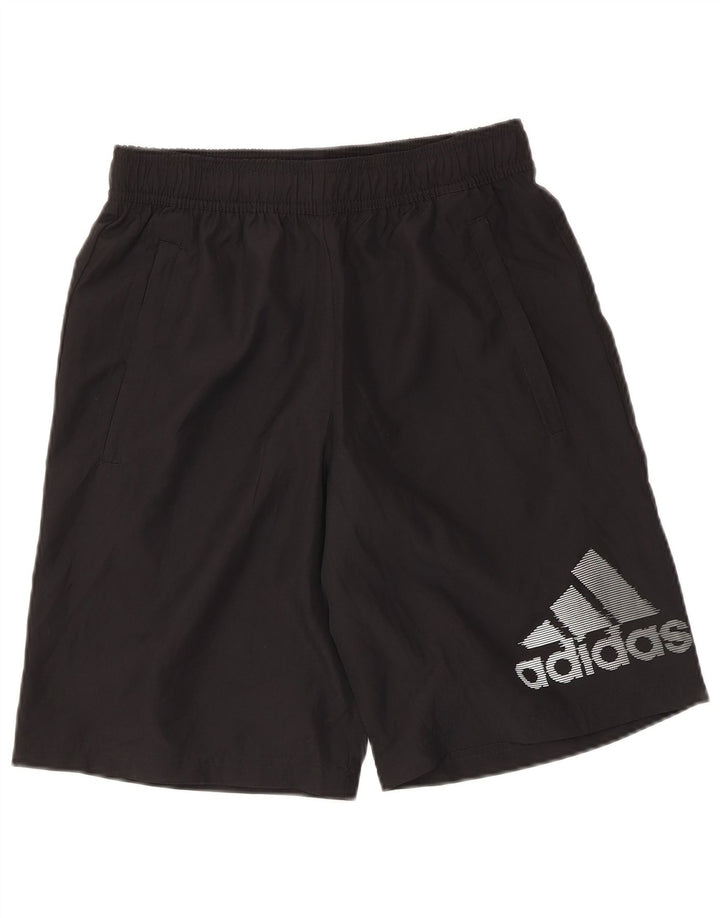 Adidas Herren Aeroready Graphic Sport Shorts Small Schwarz Polyester