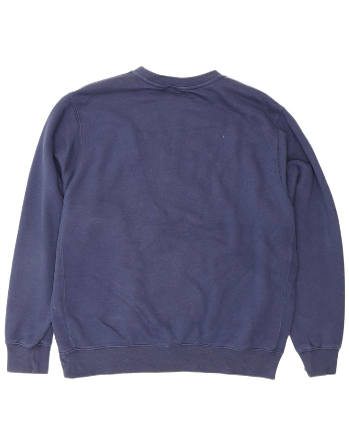 Nike Herren-Sweatshirt-Pullover, groß, marineblau, Baumwolle