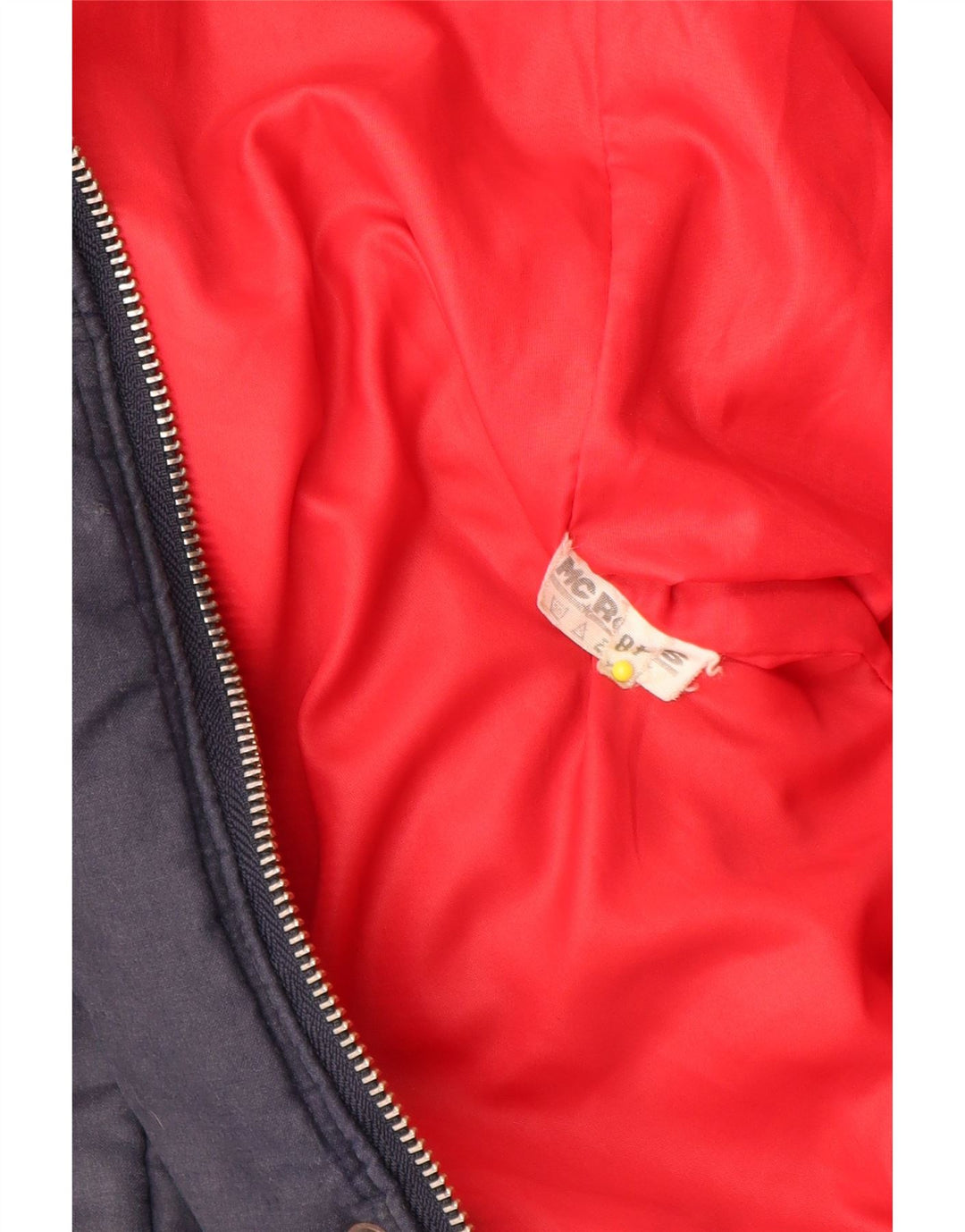 MCROSS Wattierte Herrenjacke IT 48 Mittelmarineblaue Baumwolle