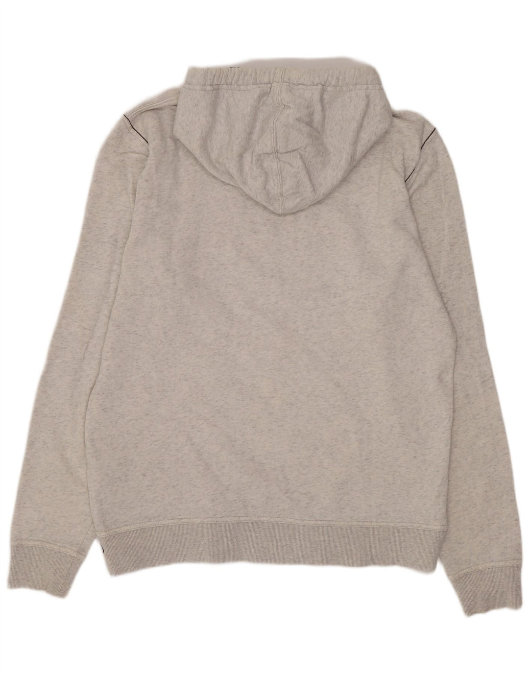 Tom Tailor Herren-Kapuzenpullover mit Grafik, groß, graue Baumwolle