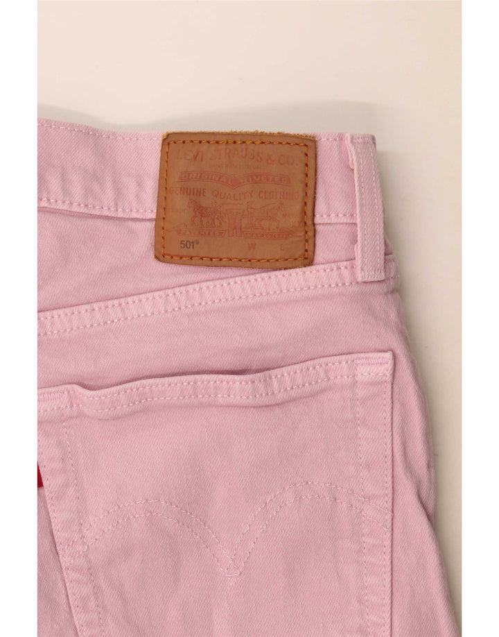 Levi's Damen 501 Straight Jeans W28 L29 Rosa