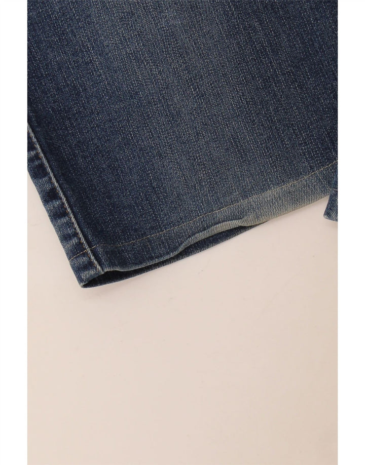 Wrangler Damen Schlagjeans W32 L32 Blaue Baumwolle
