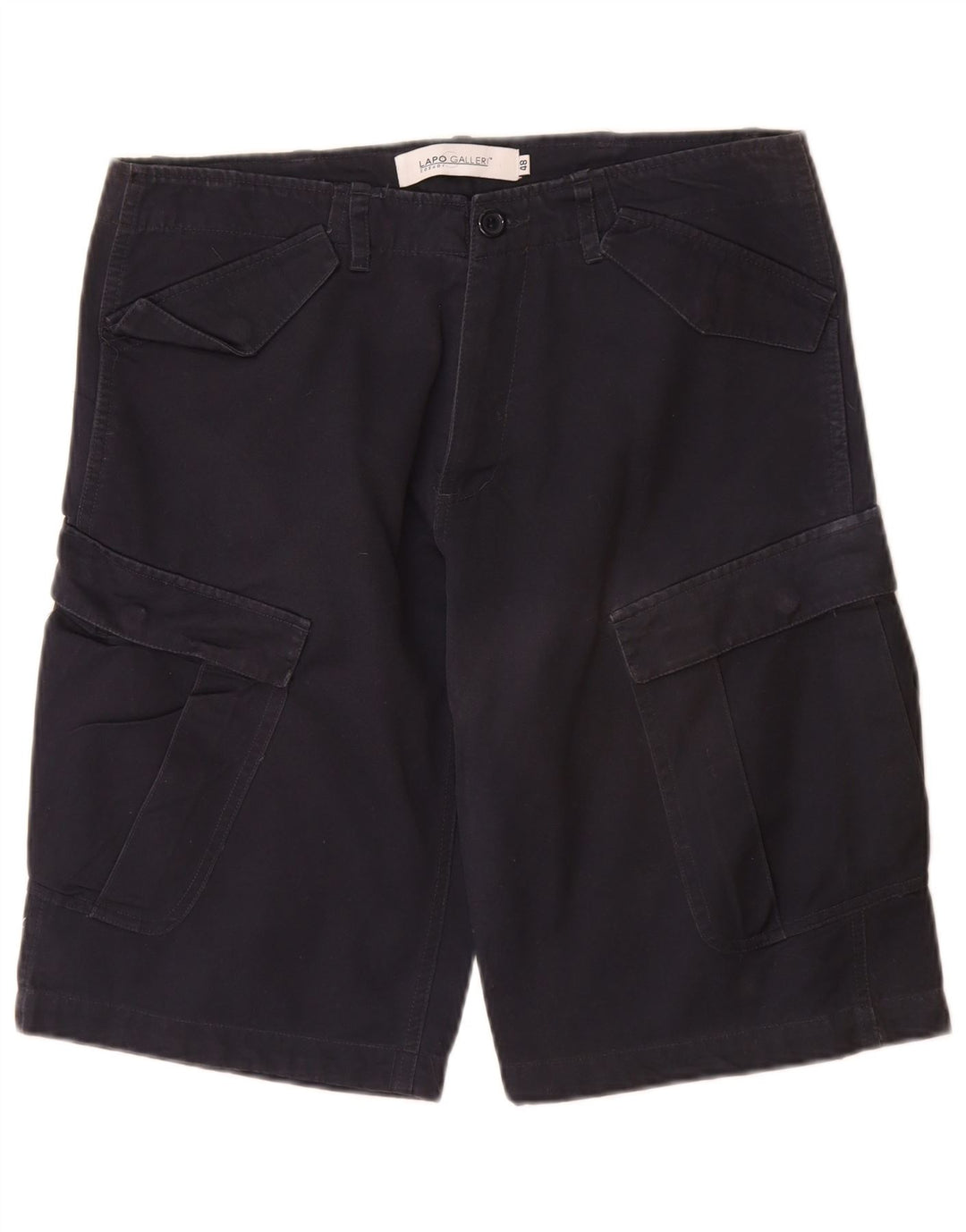 Lapo Galleri Herren Cargoshorts IT 48 Medium W32 Marineblau Baumwolle