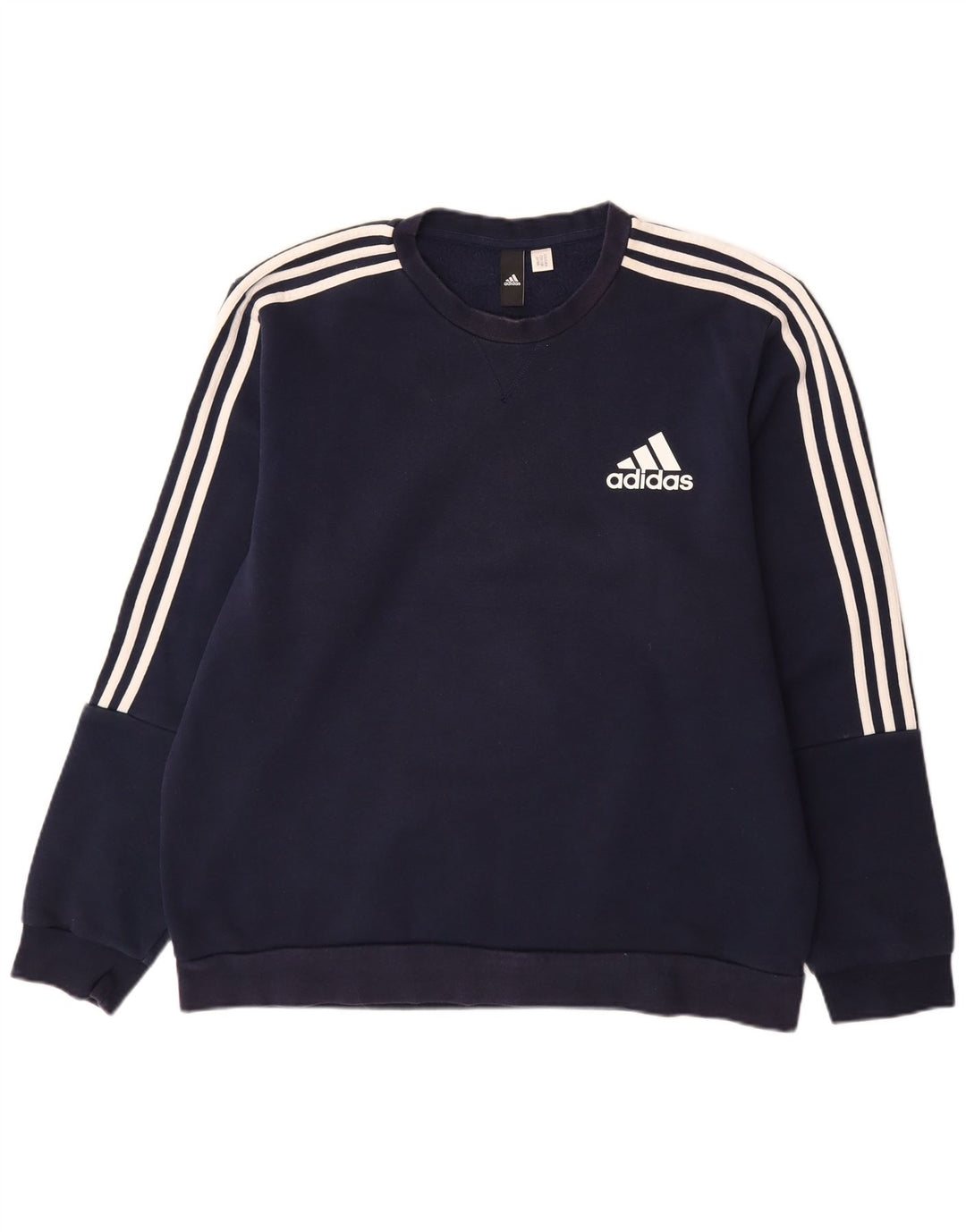 ADIDAS Herren Sweatshirt Pullover Large Marineblau