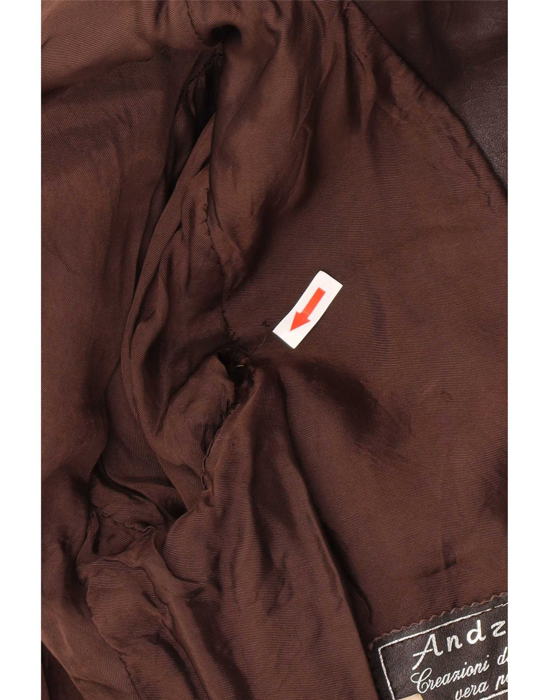Vintage Herren Bomber Lederjacke IT 48 Mittelbraunes Leder