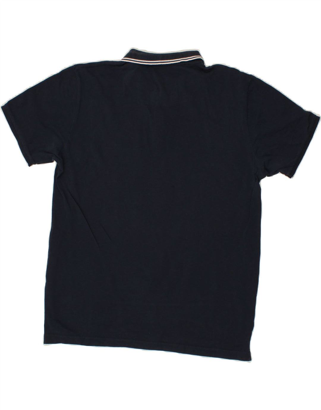DACK'S Mens Polo Shirt 2XL Navy Blue Cotton Vintage Dack's and Second-Hand Dack's from Messina Hembry 
