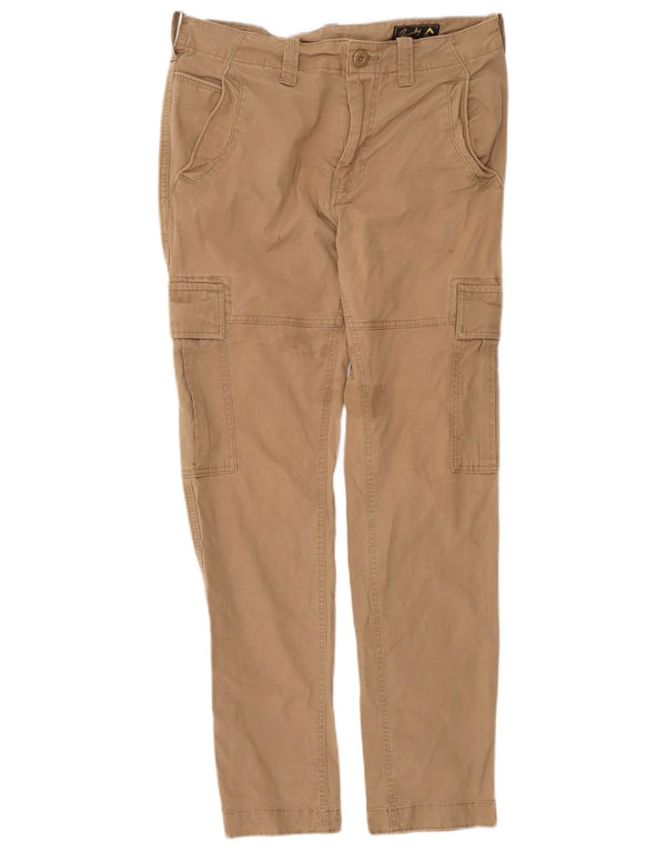 Superdry Herren Slim Cargohose W30 L32 Beige Baumwolle