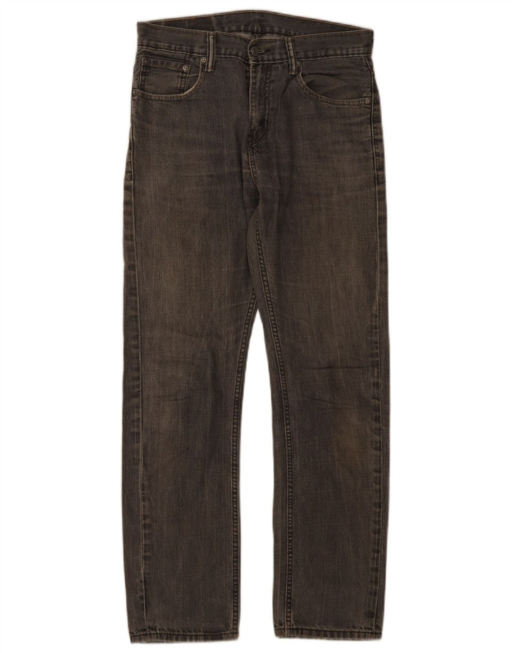 Levi's Herren 513 Straight Jeans W30 L30 Graue Baumwolle