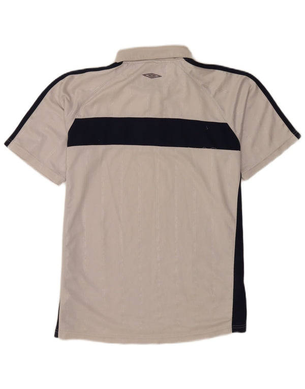 Umbro Herren-Poloshirt, Mittelweiß, Farbblock