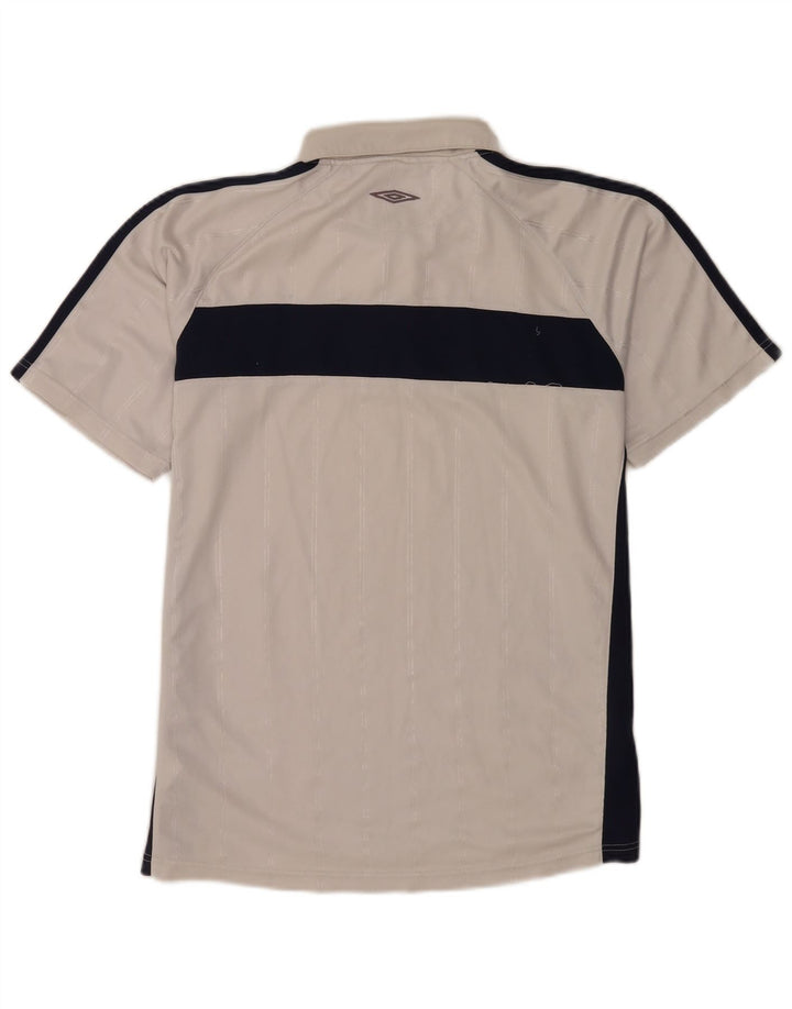 Umbro Herren-Poloshirt, Mittelweiß, Farbblock