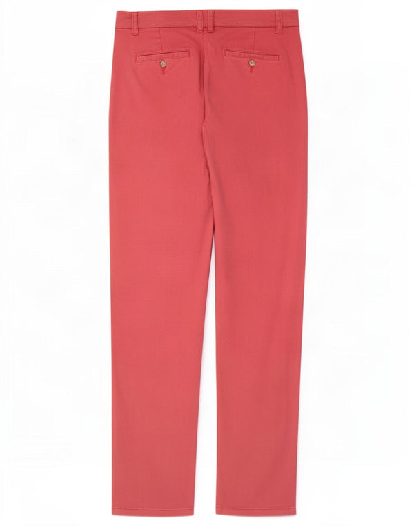 Joules Gerade Chino-Hose für Damen UK 12 Mittel W32 L30 Rosa Baumwolle