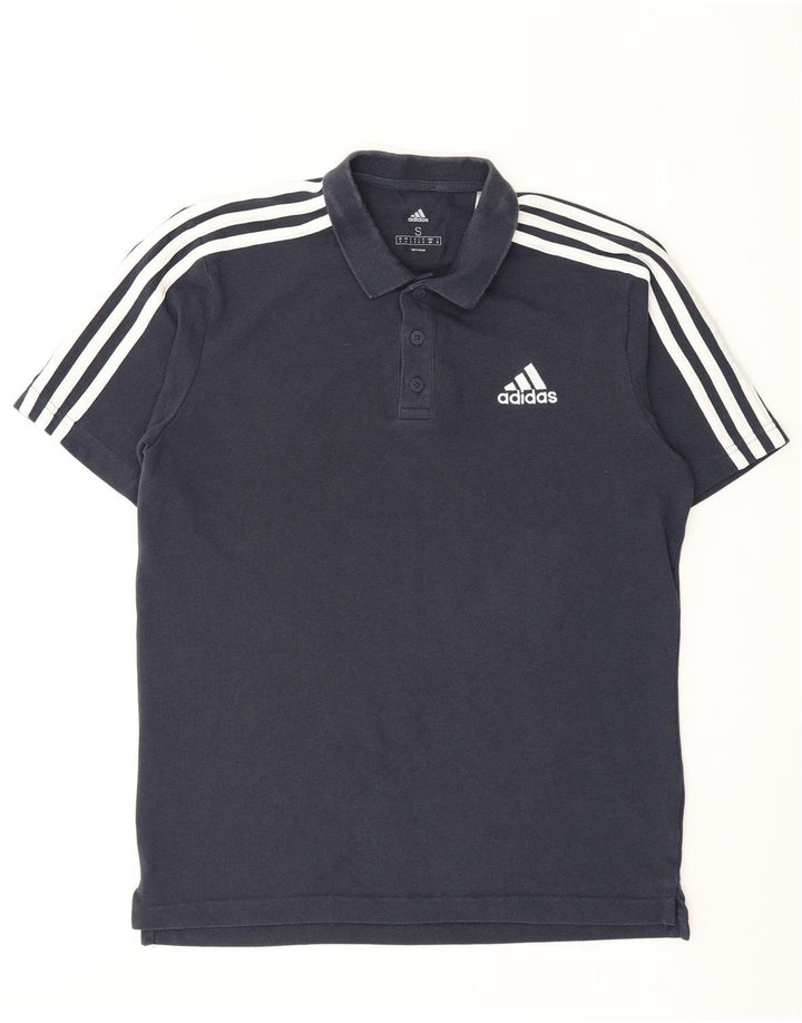 Adidas Herren Poloshirt Small Marineblau Baumwolle