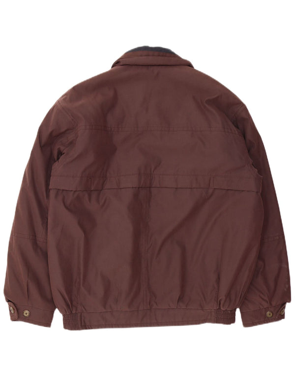 Nick Taylor Herren Bomberjacke IT 50 Large Braun Polyester