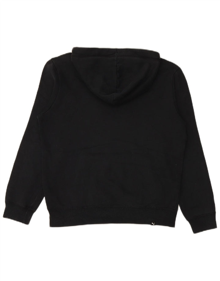 PUMA Herren Graphic Hoodie Pullover Small Schwarz Baumwolle