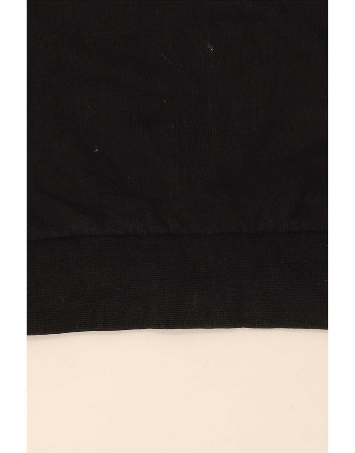 North Sails Jungen-Sweatshirt mit Grafik, 13–14 Jahre, schwarze Baumwolle