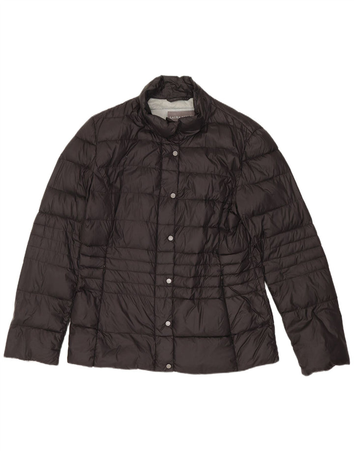 Laura Ashley Damen Wattierte Jacke UK 12 Medium Schwarz