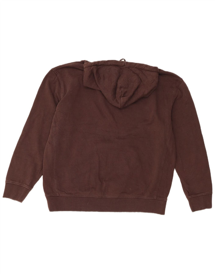 Lee Herren-Kapuzenpullover mit normaler Passform, große braune Baumwolle