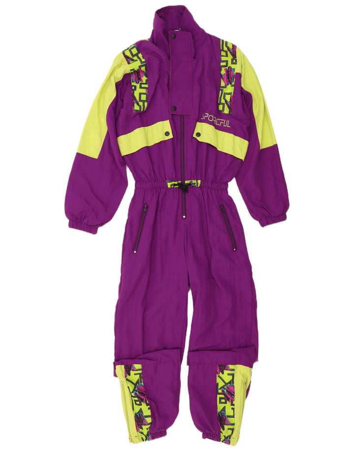 Sportful Damen-Skioverall mit Grafik, IT 44, Mittelviolett, Farbblock