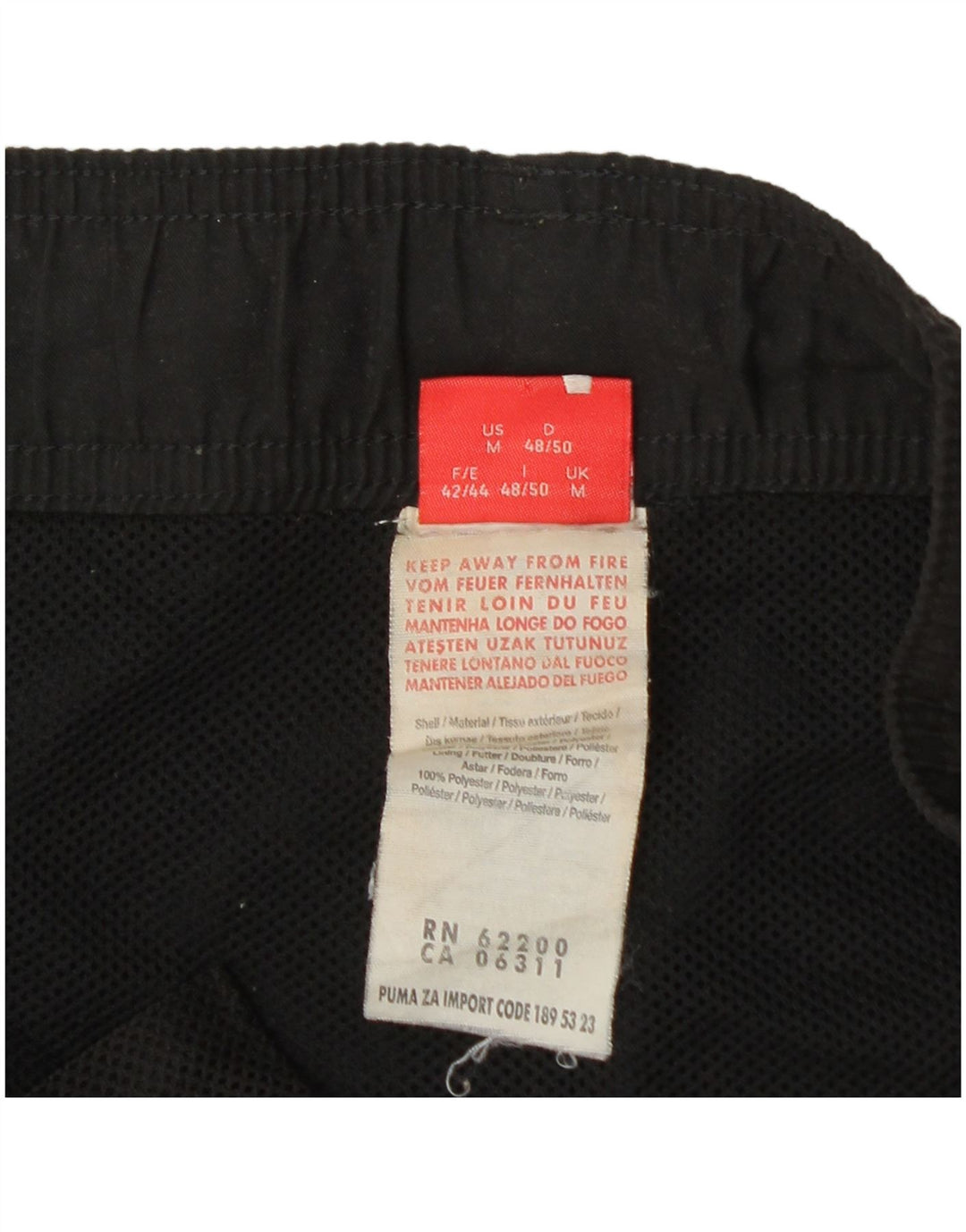 Puma Herren Graphic Sport Shorts Medium Schwarz Polyester