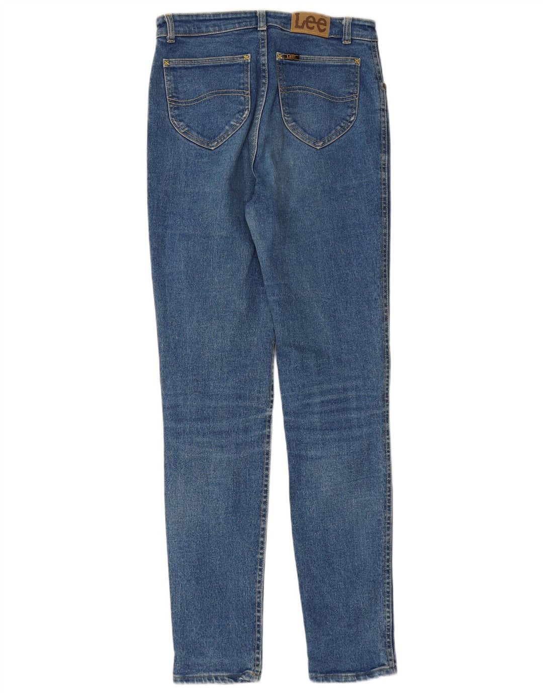 LEE Damen-Jeans mit hoher Taille, Röhrenjeans, W32, L31, blaue Baumwolle