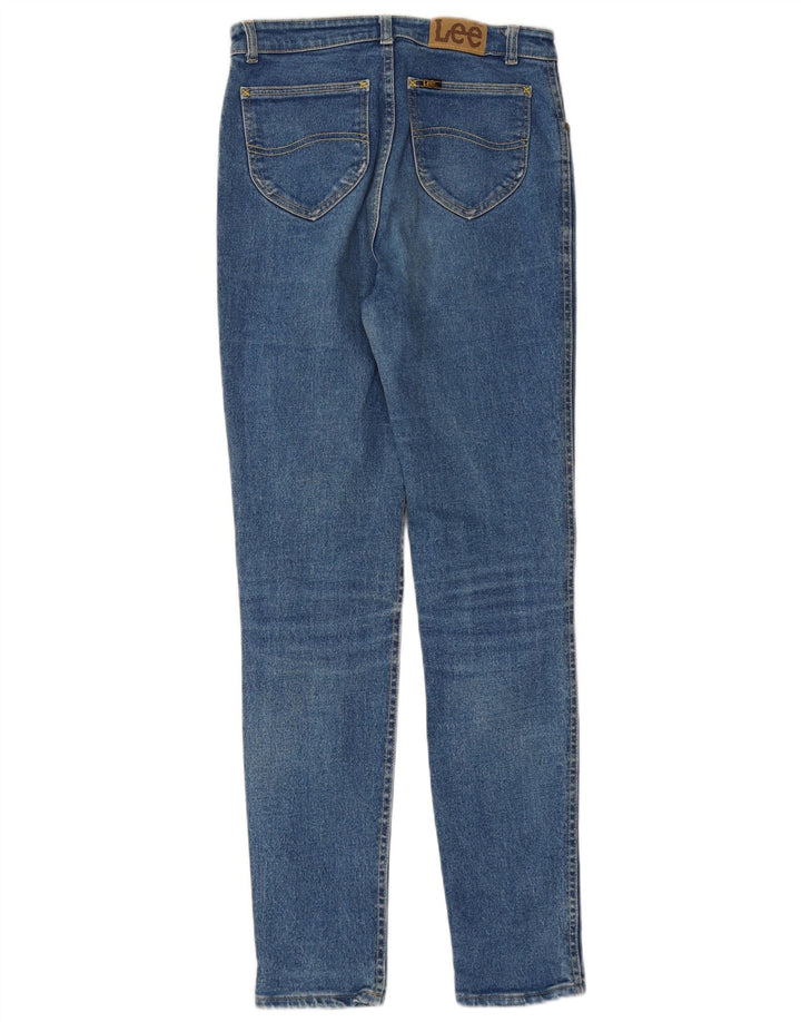 LEE Damen-Jeans mit hoher Taille, Röhrenjeans, W32, L31, blaue Baumwolle