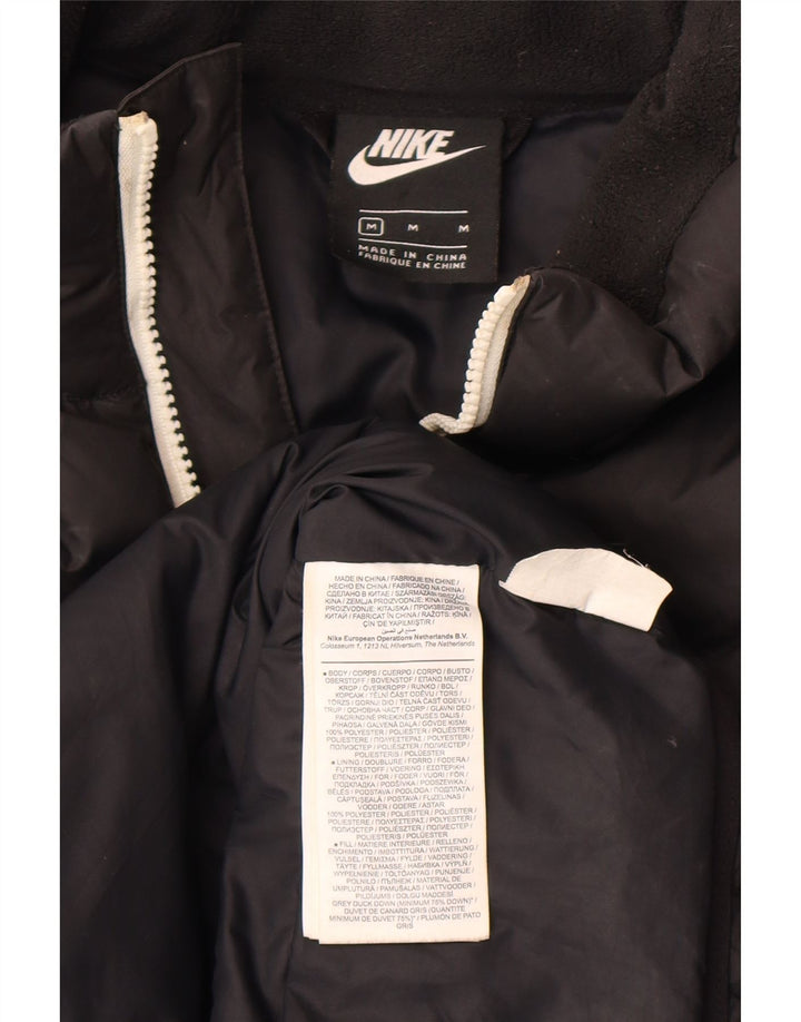 Nike Herren Wattierte Weste UK 38 Medium Schwarz Polyester