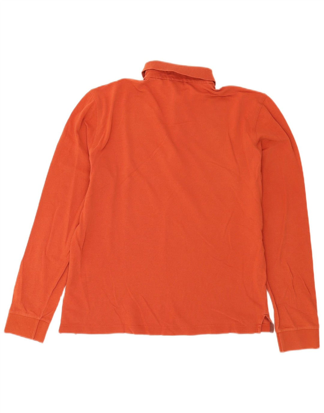 Hugo Boss Herren Langarm-Poloshirt Small Orange