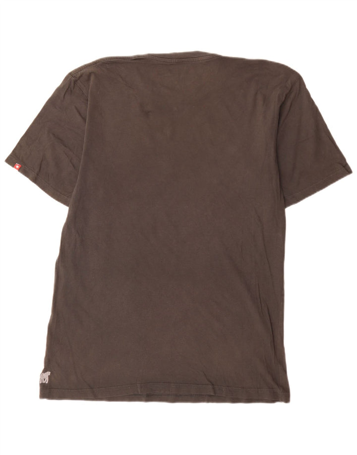 DC Herren-T-Shirt mit Grafik, groß, aus grauer Baumwolle