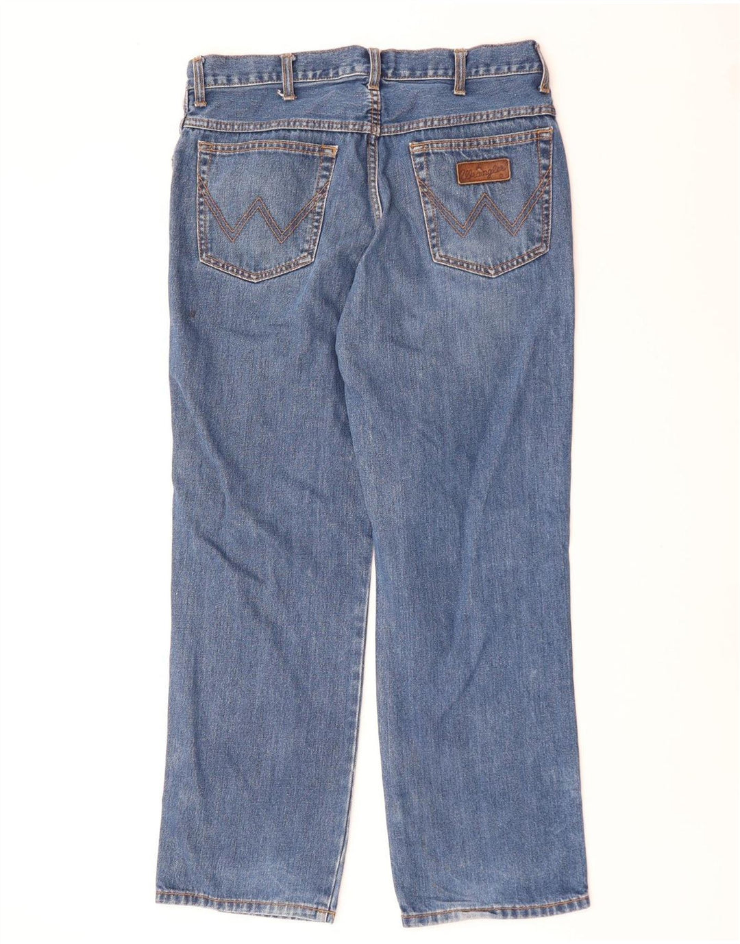 Wrangler Herren Ohio Straight Jeans W34 L30 Blaue Baumwolle
