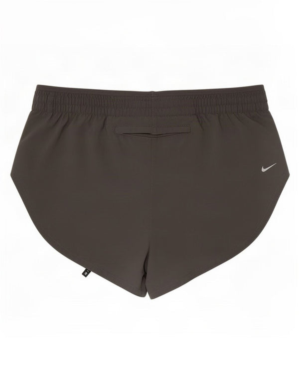 Nike Damen Dri Fit Sport Shorts UK 10 Small Grau Polyester