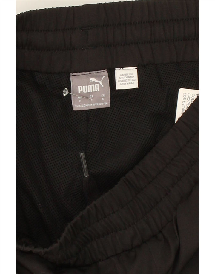 PUMA Womens Tracksuit Trousers Joggers UK 10 Small  Black Polyester Vintage Puma and Second-Hand Puma from Messina Hembry 