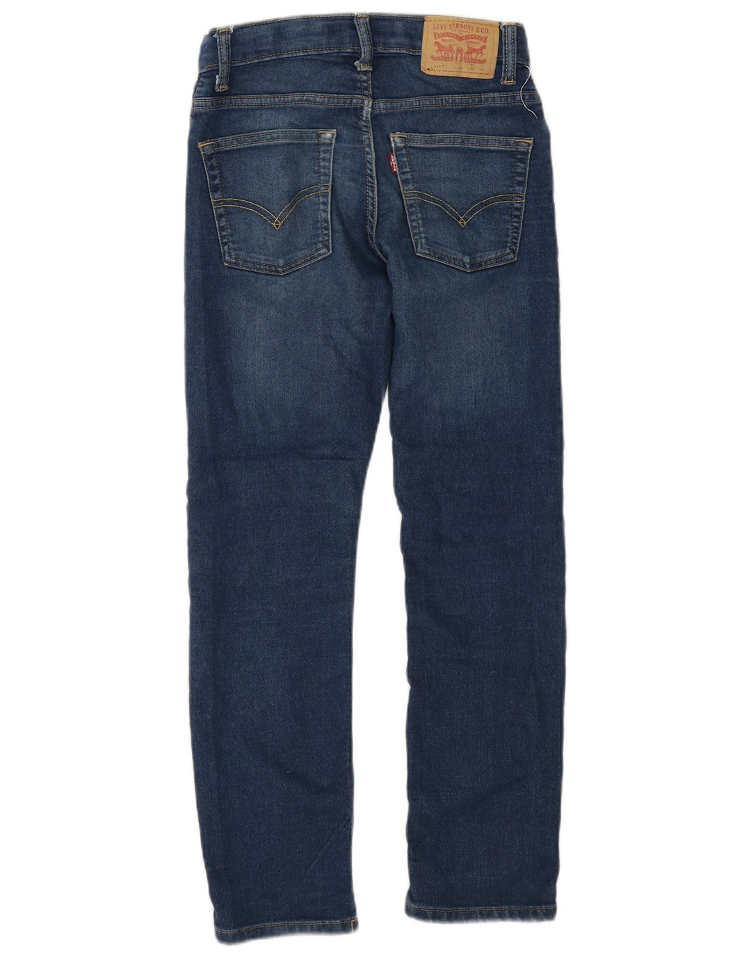 Levi's Jungen 511 Slim Jeans 11–12 Jahre W26 L27 Blaue Baumwolle