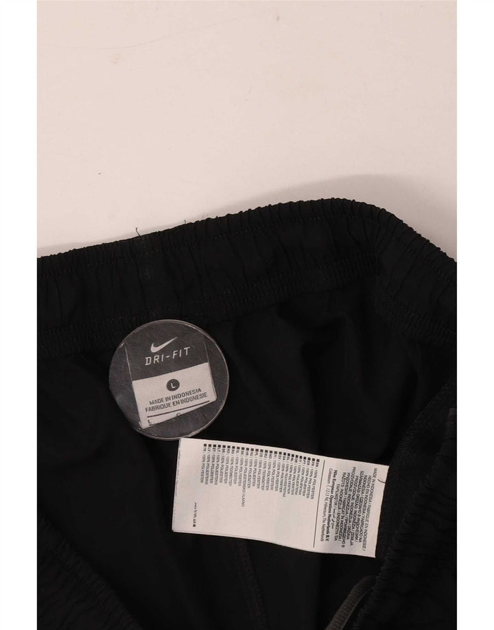 Nike Herren Dri Fit Sportshorts, groß, aus schwarzem Polyester
