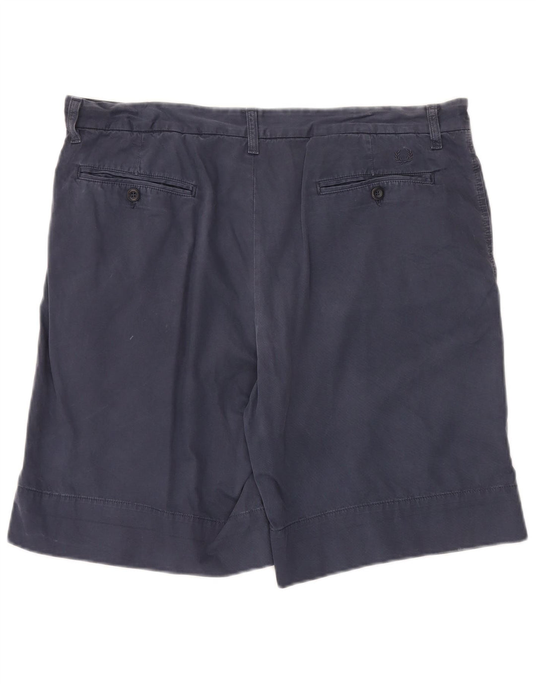 FRED PERRY Herren Chinoshorts IT 54 2XL W38 Marineblaue Baumwolle
