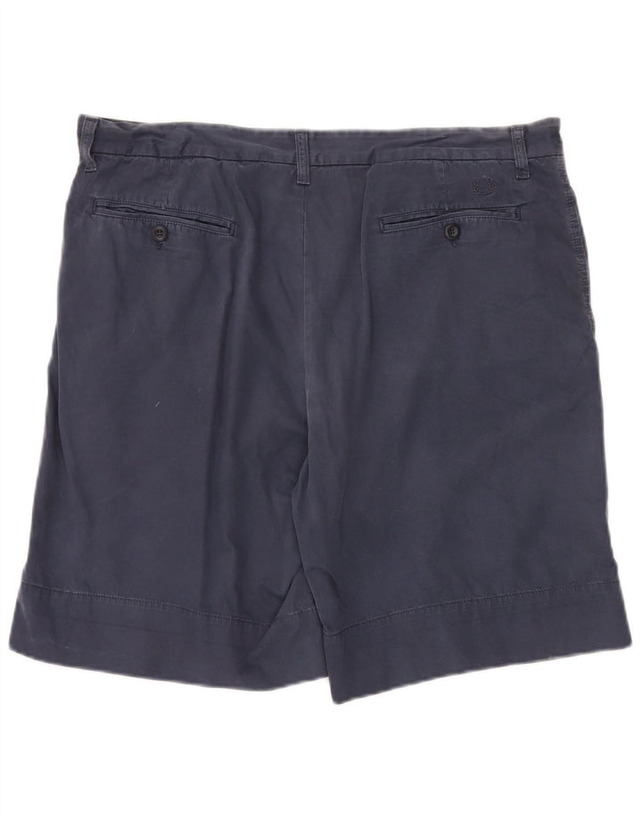 FRED PERRY Herren Chinoshorts IT 54 2XL W38 Marineblaue Baumwolle