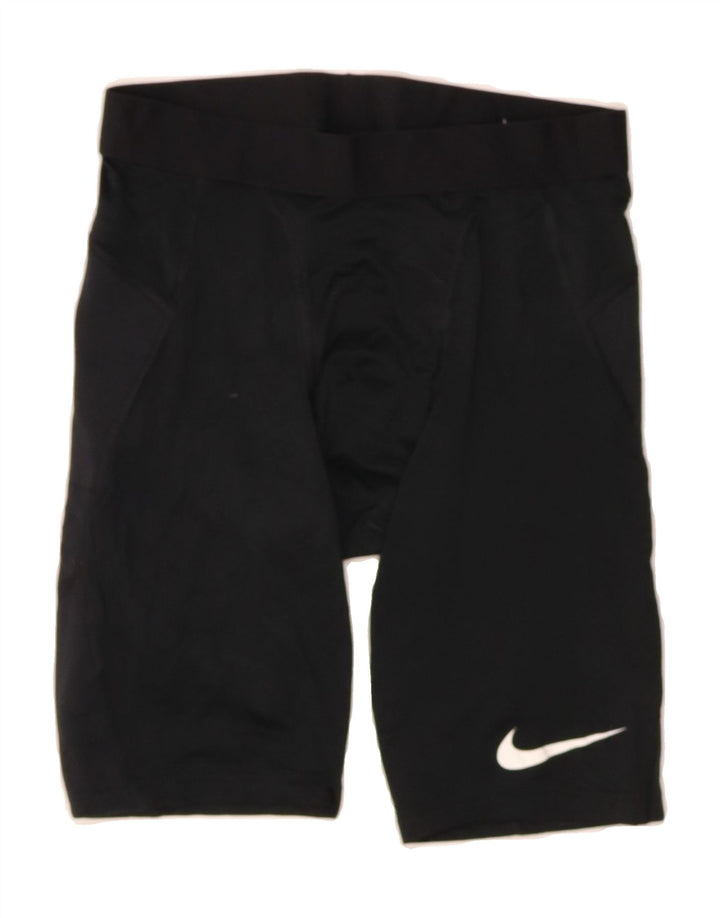 NIKE Womens Authentic Sport Shorts UK 8 Small  Black Polyester Vintage Nike and Second-Hand Nike from Messina Hembry 