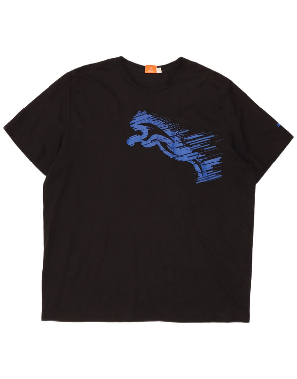 PUMA Herren Graphic T-Shirt Top XL Schwarz