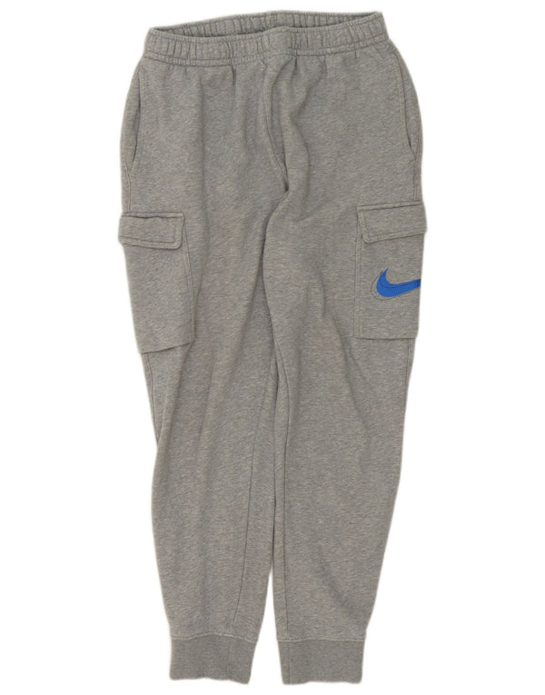 Nike Herren-Trainingsanzug mit grafischer Cargo-Hose, mittelgrau gefleckt