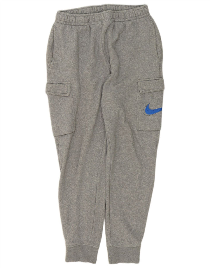 Nike Herren-Trainingsanzug mit grafischer Cargo-Hose, mittelgrau gefleckt