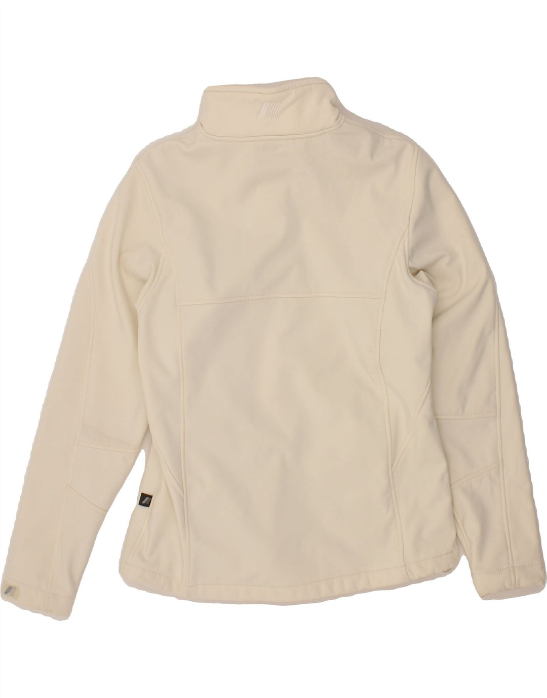 K-WAY Womens Tracksuit Top Jacket EU 38 Medium White Polyester Vintage K-Way and Second-Hand K-Way from Messina Hembry 