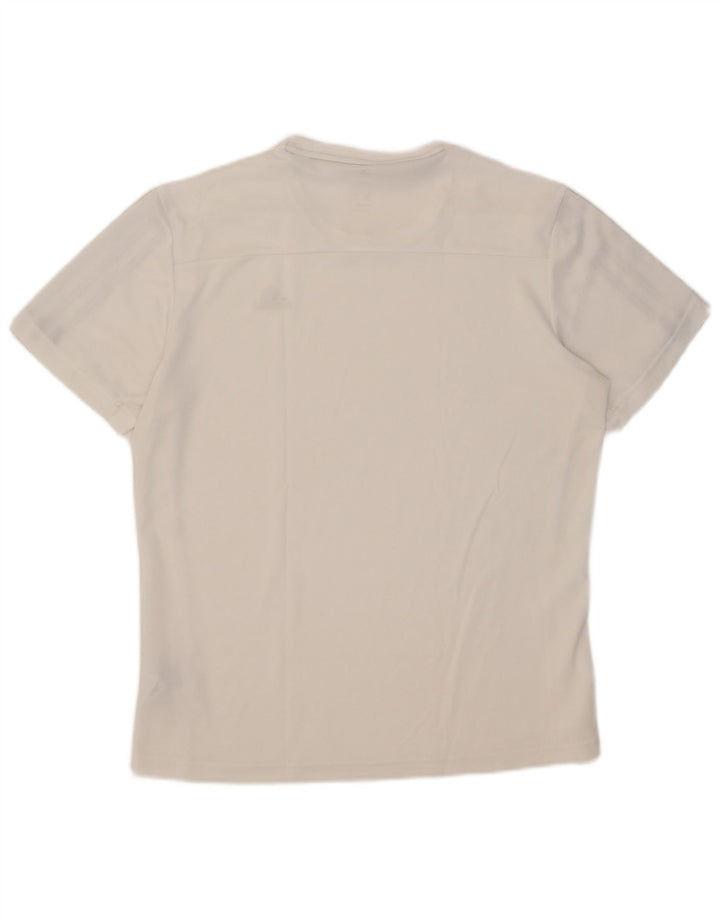 Adidas Herren Climalite T-Shirt Top Mittelweißes Polyester