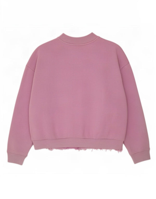 Adidas Damen-Sweatshirt in Übergröße, Gr. 16/18, Größe L, Rosa, Baumwolle