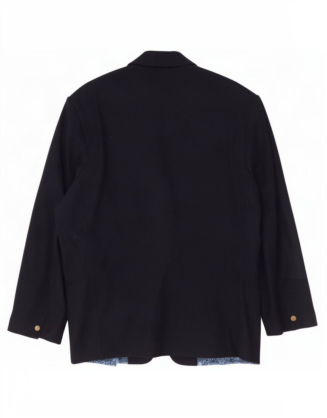 Pollini Herren-Blazer mit 2 Knöpfen, UK 38, mittelmarineblaue Wolle