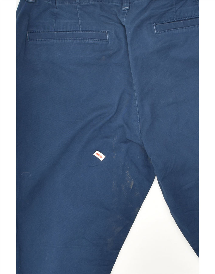LEE Womens Mid Rise Tapered Casual Trousers US 10 Large W30 L24 Blue | Vintage Lee | Thrift | Second-Hand Lee | Used Clothing | Messina Hembry 