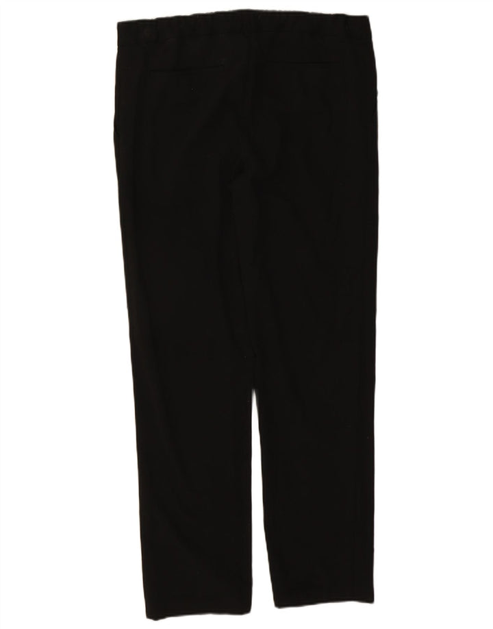 Marks & Spencer Herren-Anzughose mit gerader Passform, W34, L29, Schwarz